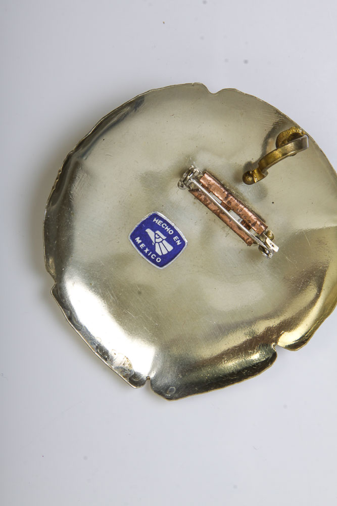 Variety of Mexican Silver-Tone Jewelry and Tableware