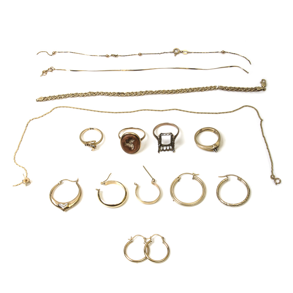 10K - 14K Scrap Gold