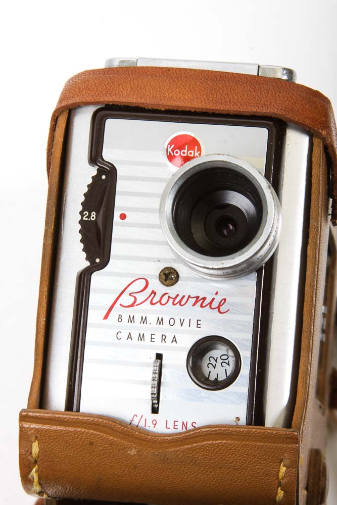 Vintage 1950s Kodak 8mm Brownie Movie Camera