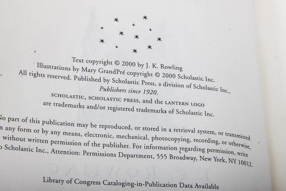 Harry Potter First Edition Book Set