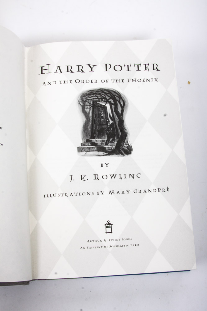 Harry Potter First Edition Book Set