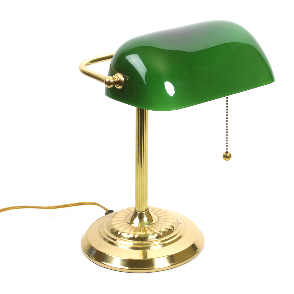 Vintage Underwriter Laboratories Library Lamp