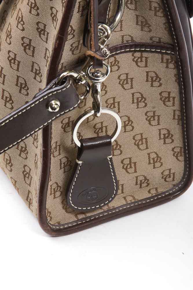 Vintage Dooney & Bourke Handbag with Matching Cosmetics Case