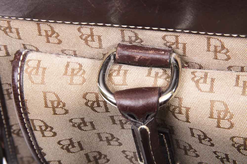 Vintage Dooney & Bourke Handbag with Matching Cosmetics Case