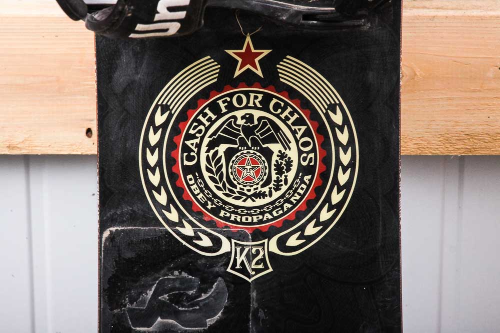 Shepard Fairey-Designed K2 Fuse Snowboard 2007