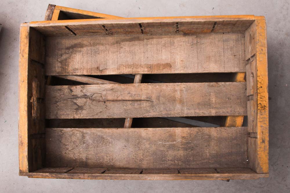 Collection of Vintage Coca-Cola Wooden Crates