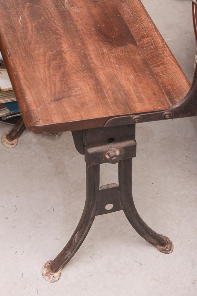 Vintage School House Desk and Chair