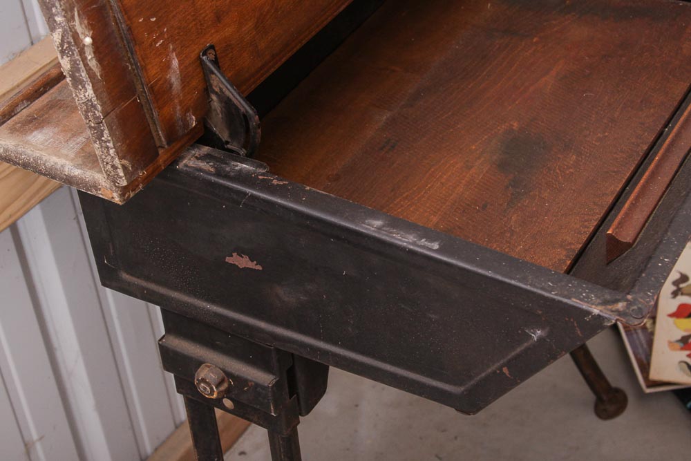Vintage School House Desk and Chair