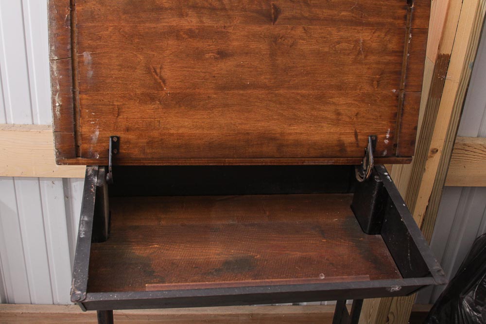 Vintage School House Desk and Chair