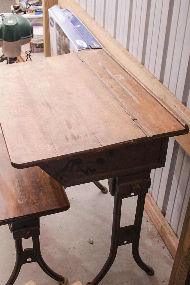 Vintage School House Desk and Chair