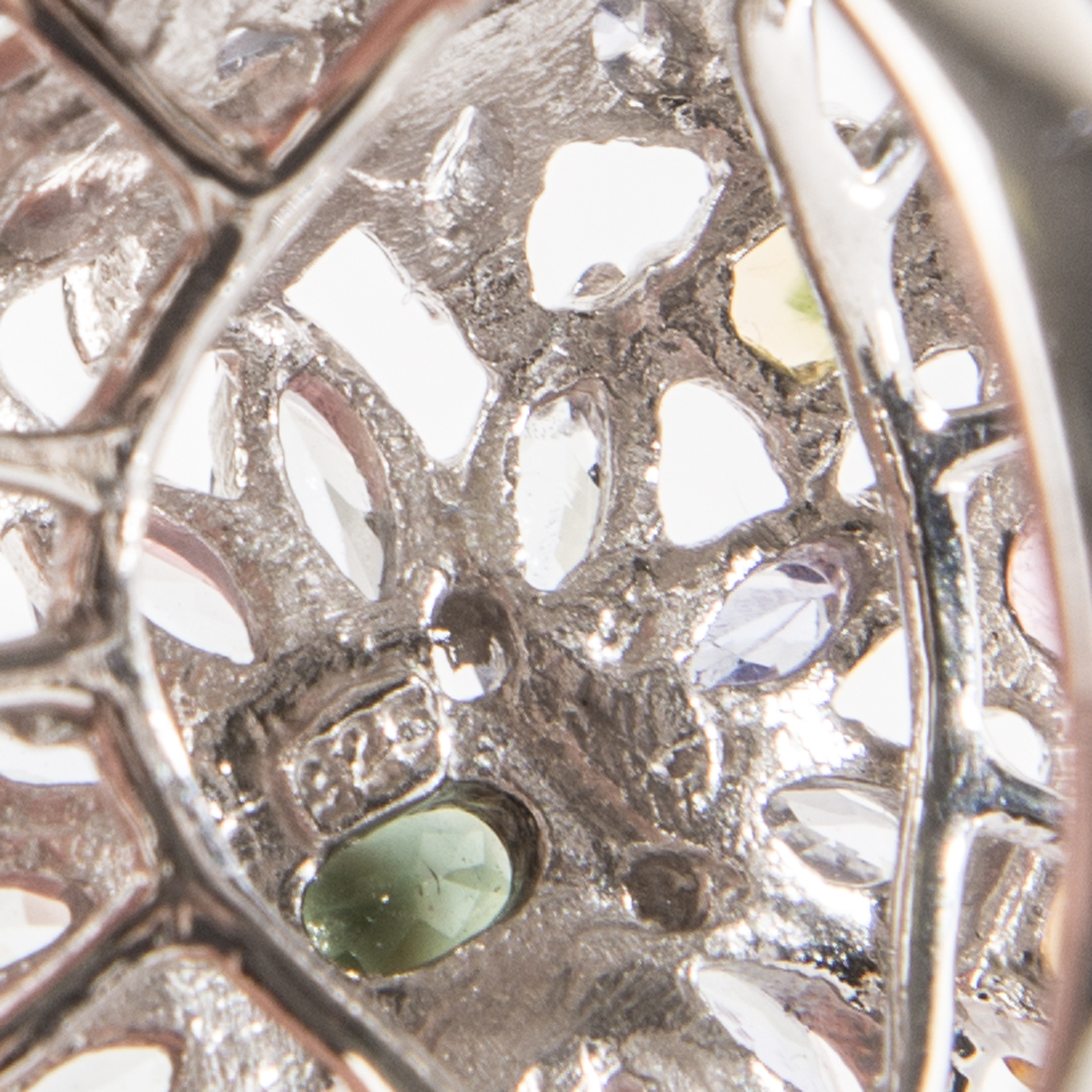 Sterling Silver Tanzanite and 5.42 CTW Colored Tourmaline Ring