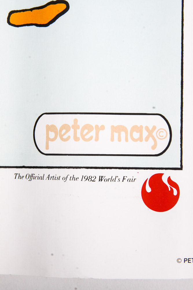 Three Peter Max World's Fair Prints