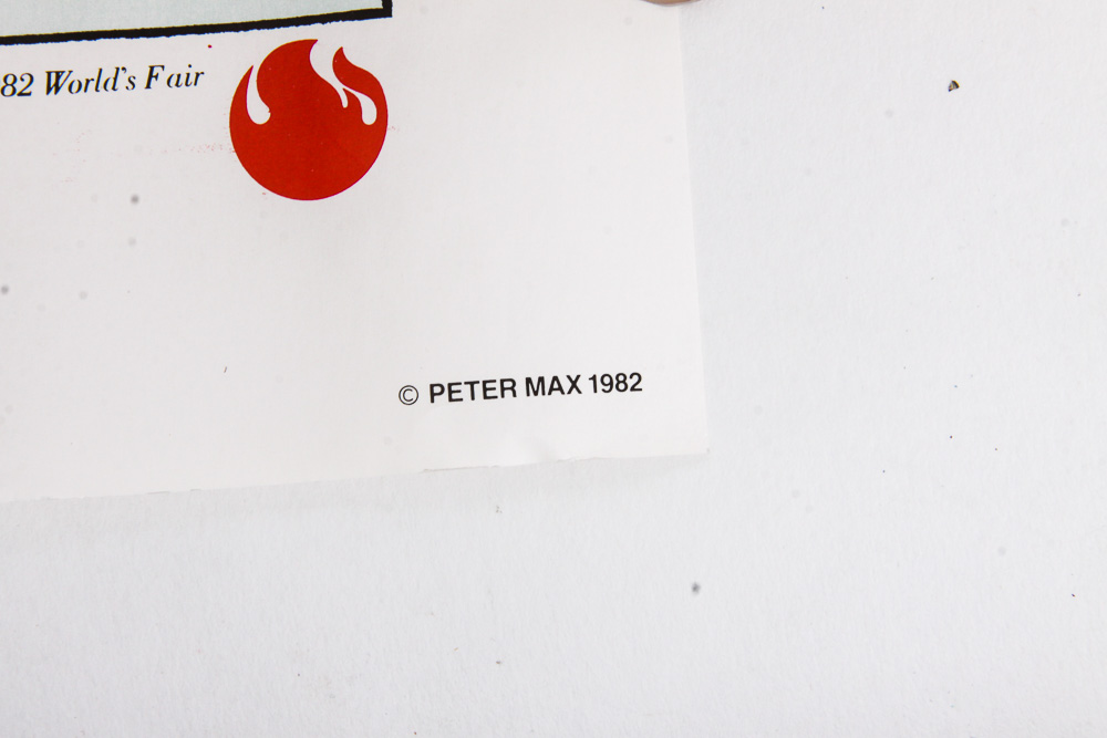 Three Peter Max World's Fair Prints