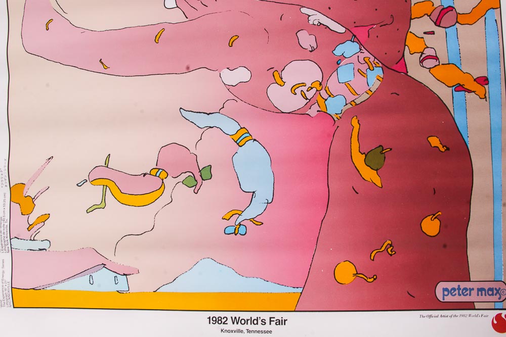Three Peter Max World's Fair Prints