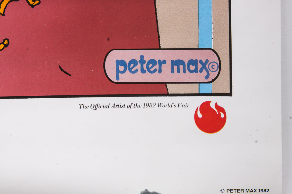 Three Peter Max World's Fair Prints