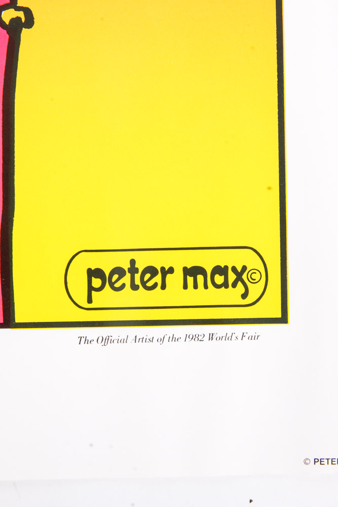 Three Peter Max World's Fair Prints