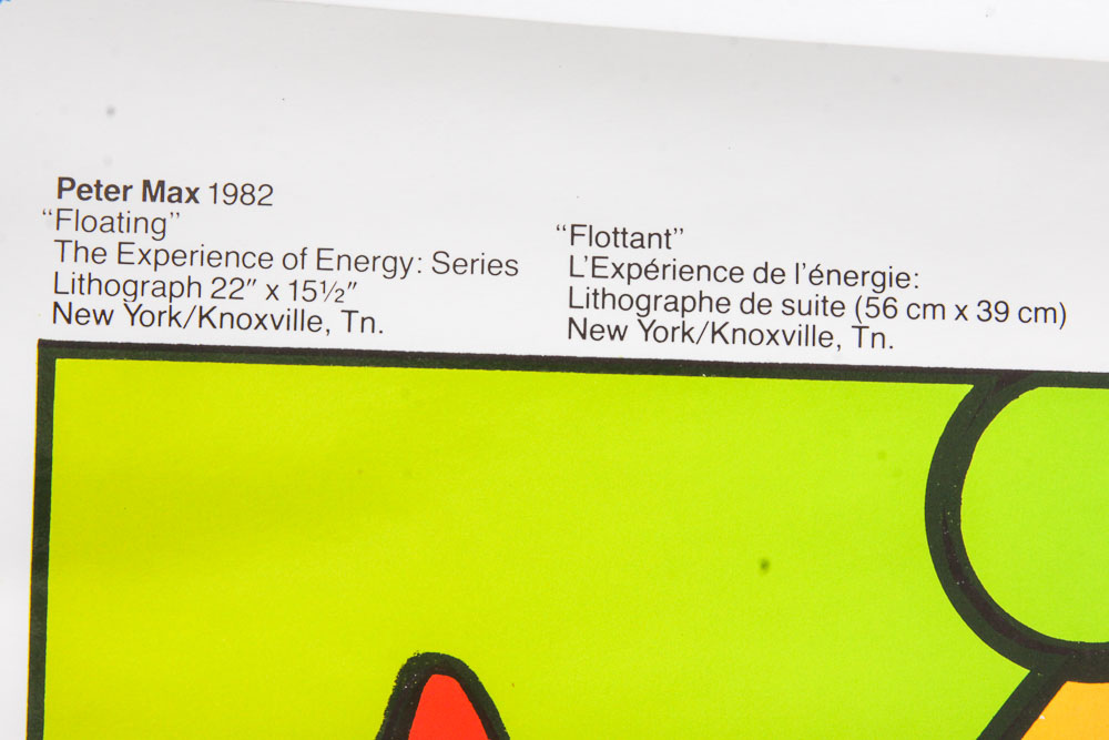 Three Peter Max World's Fair Prints