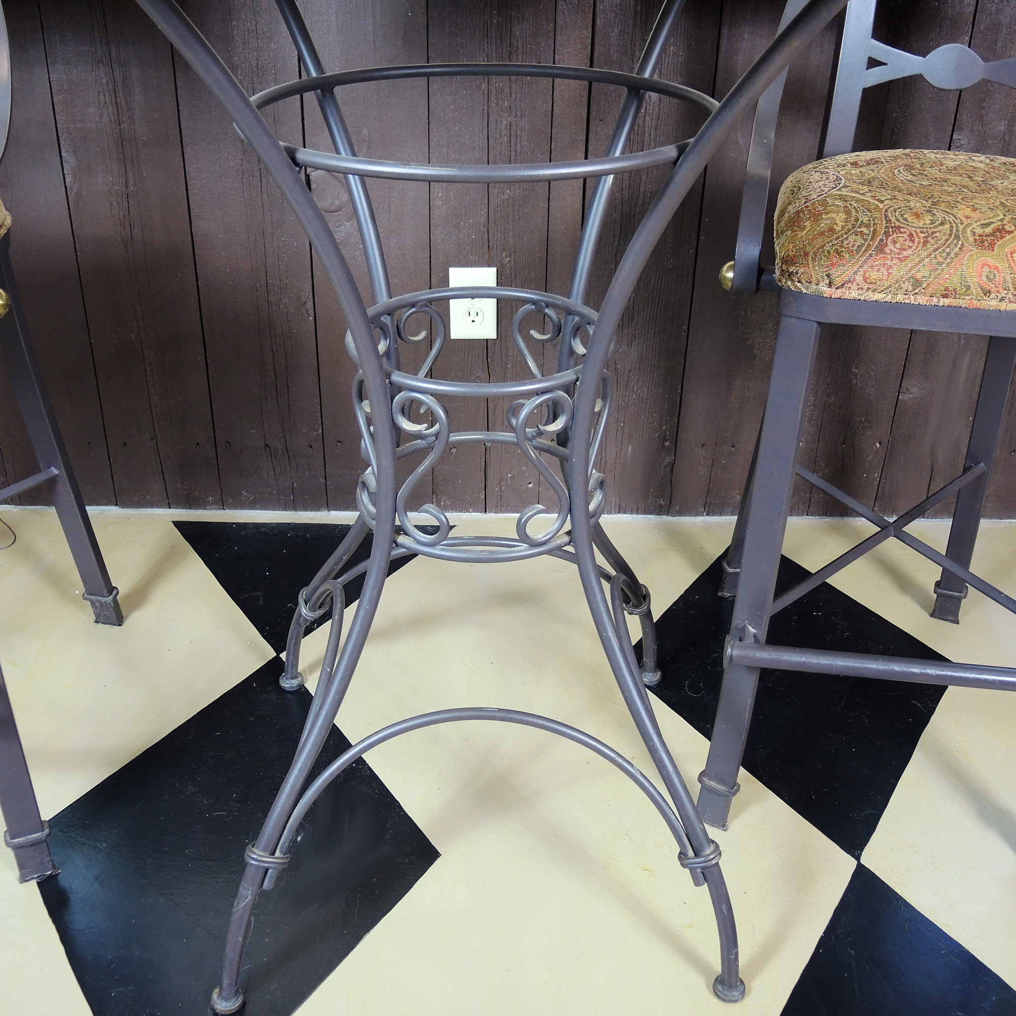 Contemporary Bistro Table and Chairs Set