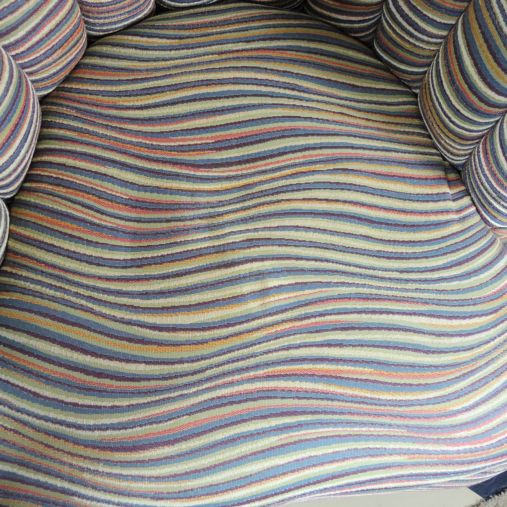 Contemporary Fan Back Chair by Sofa Express