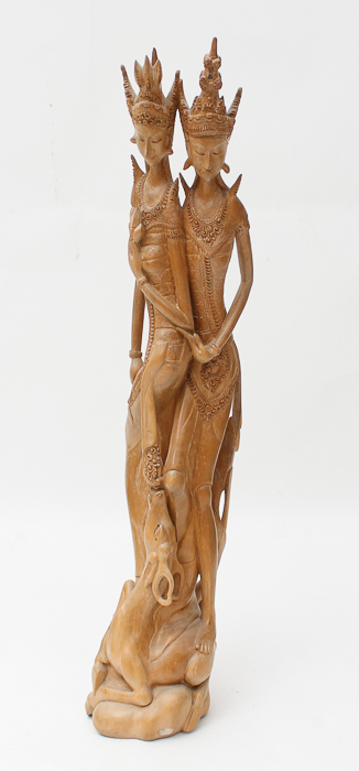 Balinese Rama and Sita Sculpture