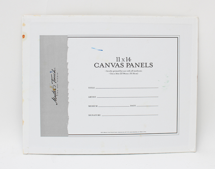 R.M. Mortensen Acrylic Painting on Canvas Board