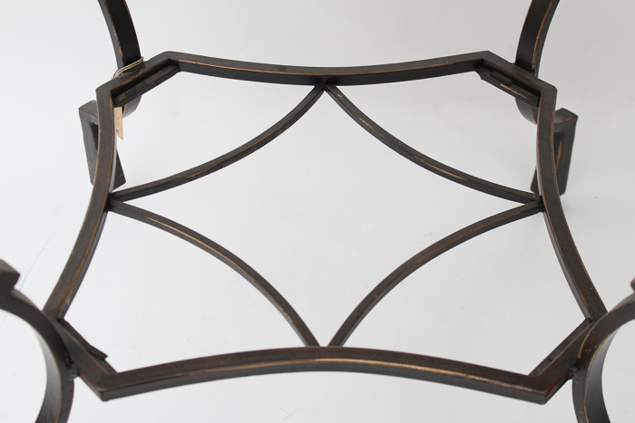 Upholstered Metal Vanity Stool by Pier 1