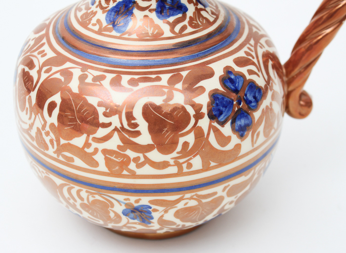 Vintage Gimeno Rios Lustre Pottery Pitcher