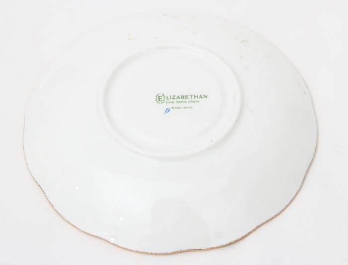 Elizabethan Bone China Teacup and Saucer