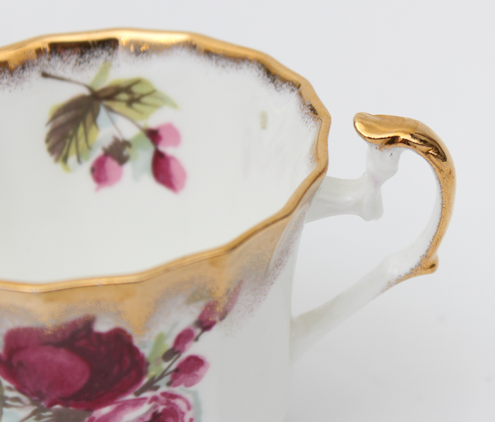 Elizabethan Bone China Teacup and Saucer
