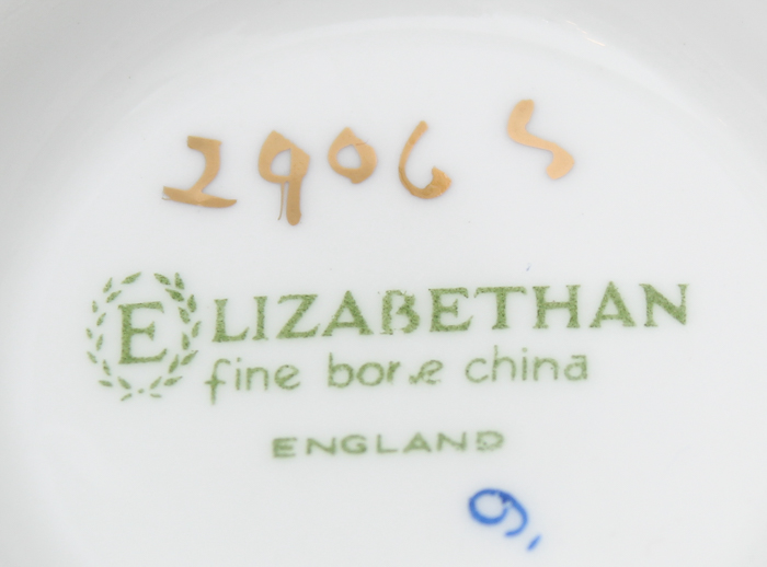 Elizabethan Bone China Teacup and Saucer