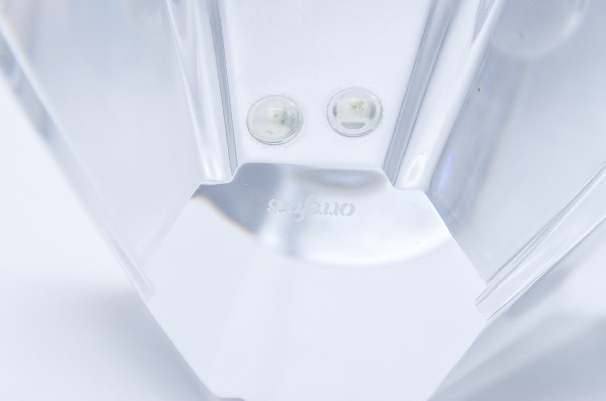 Orrefors Orion Crystal Clock