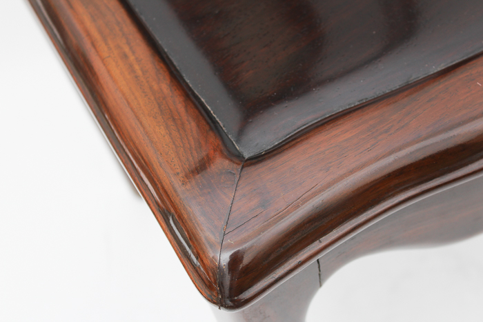 Asian Carved Hardwood Side Chair in the Queen Anne Taste