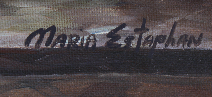 Maria Estaphan Still Life Oil Painting on Canvas