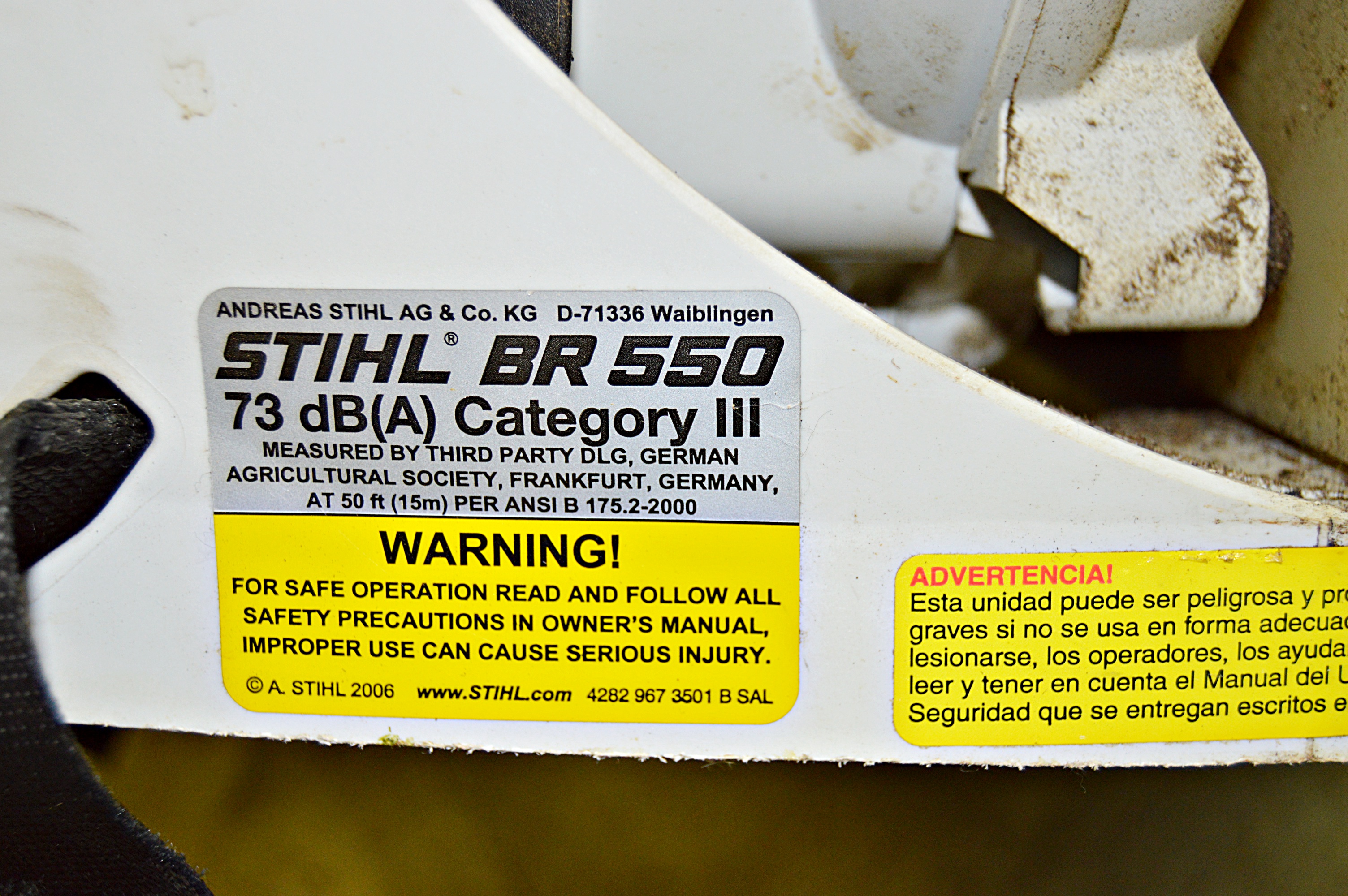 Stihl BR 550 4-Mix Gas-Powered Backpack Blower