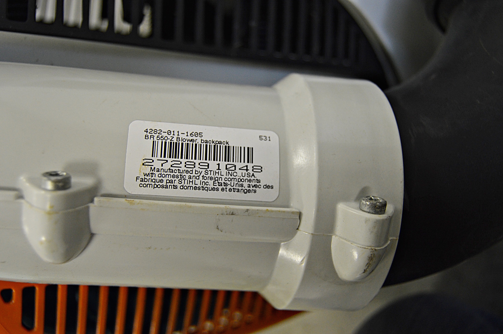 Stihl BR 550 4-Mix Gas-Powered Backpack Blower