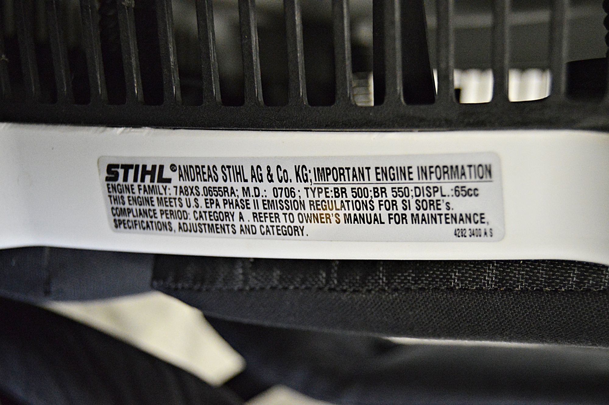 Stihl BR 550 4-Mix Gas-Powered Backpack Blower