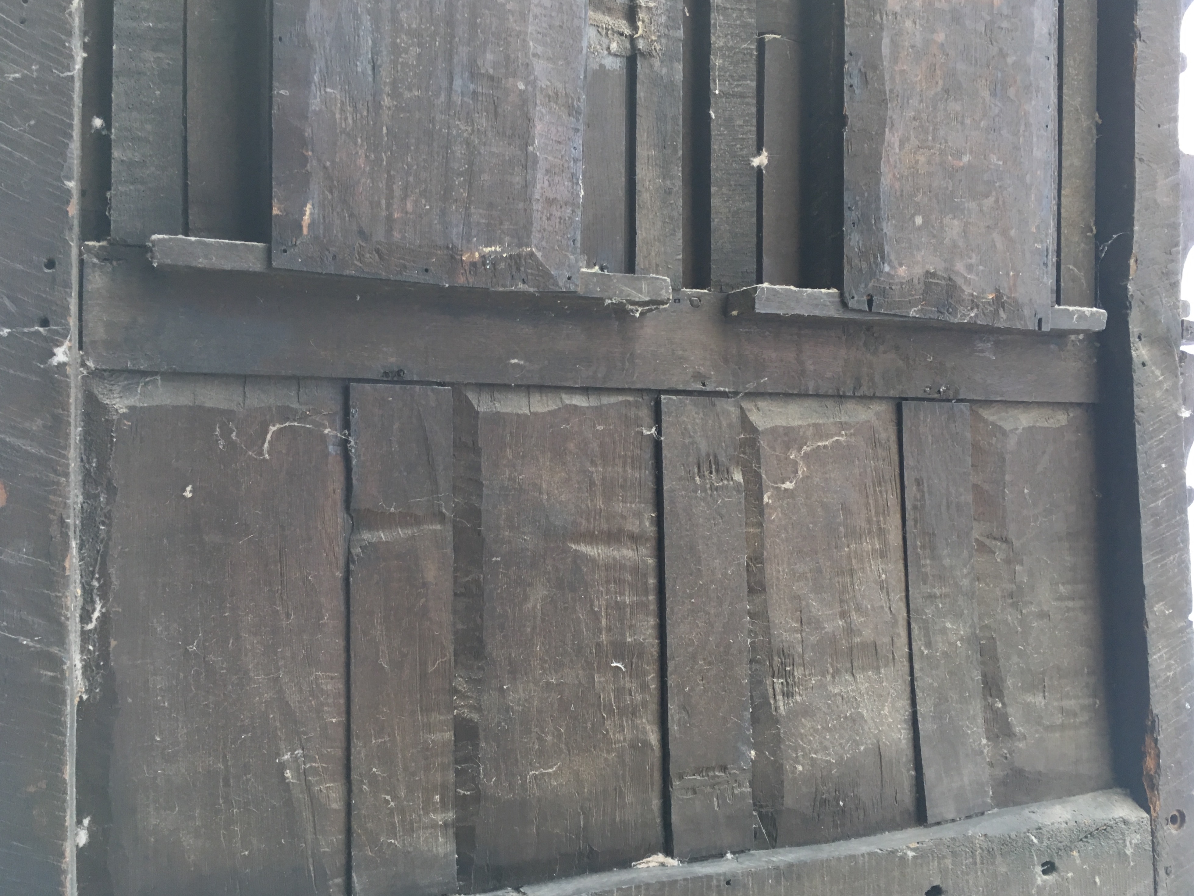 Partial Antique Elizabethan Style Oak Tester Bed Frame