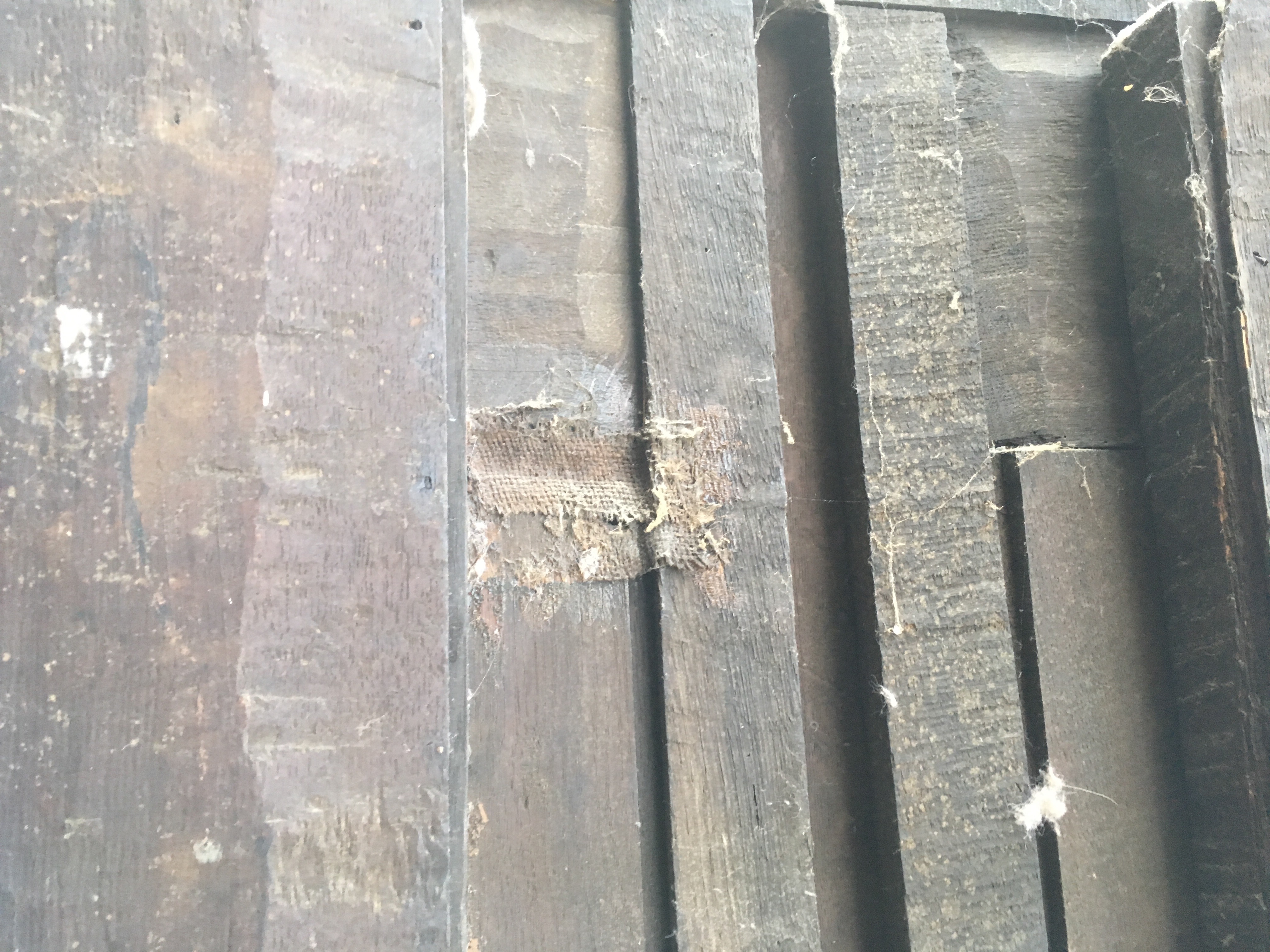 Partial Antique Elizabethan Style Oak Tester Bed Frame