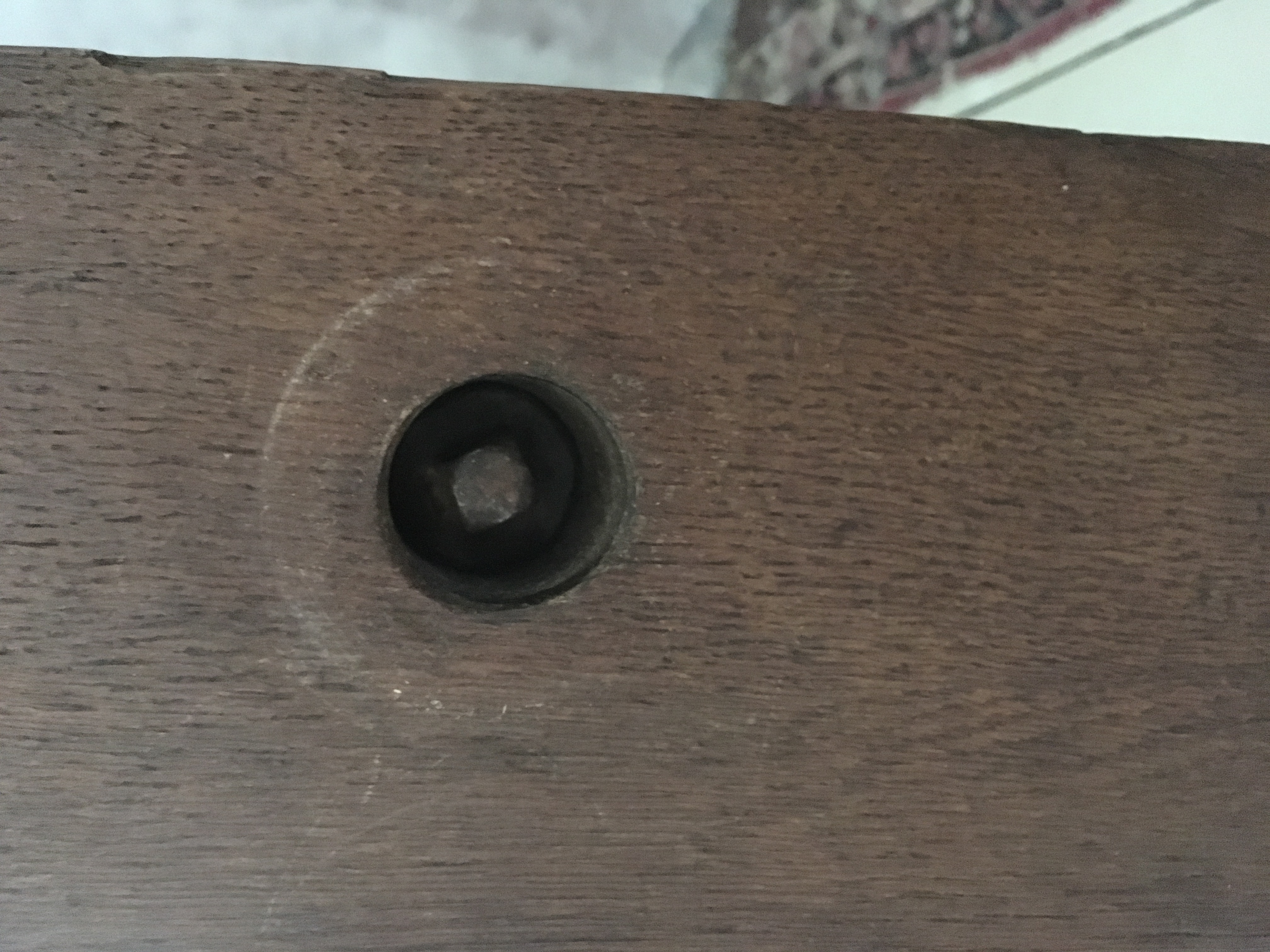 Partial Antique Elizabethan Style Oak Tester Bed Frame