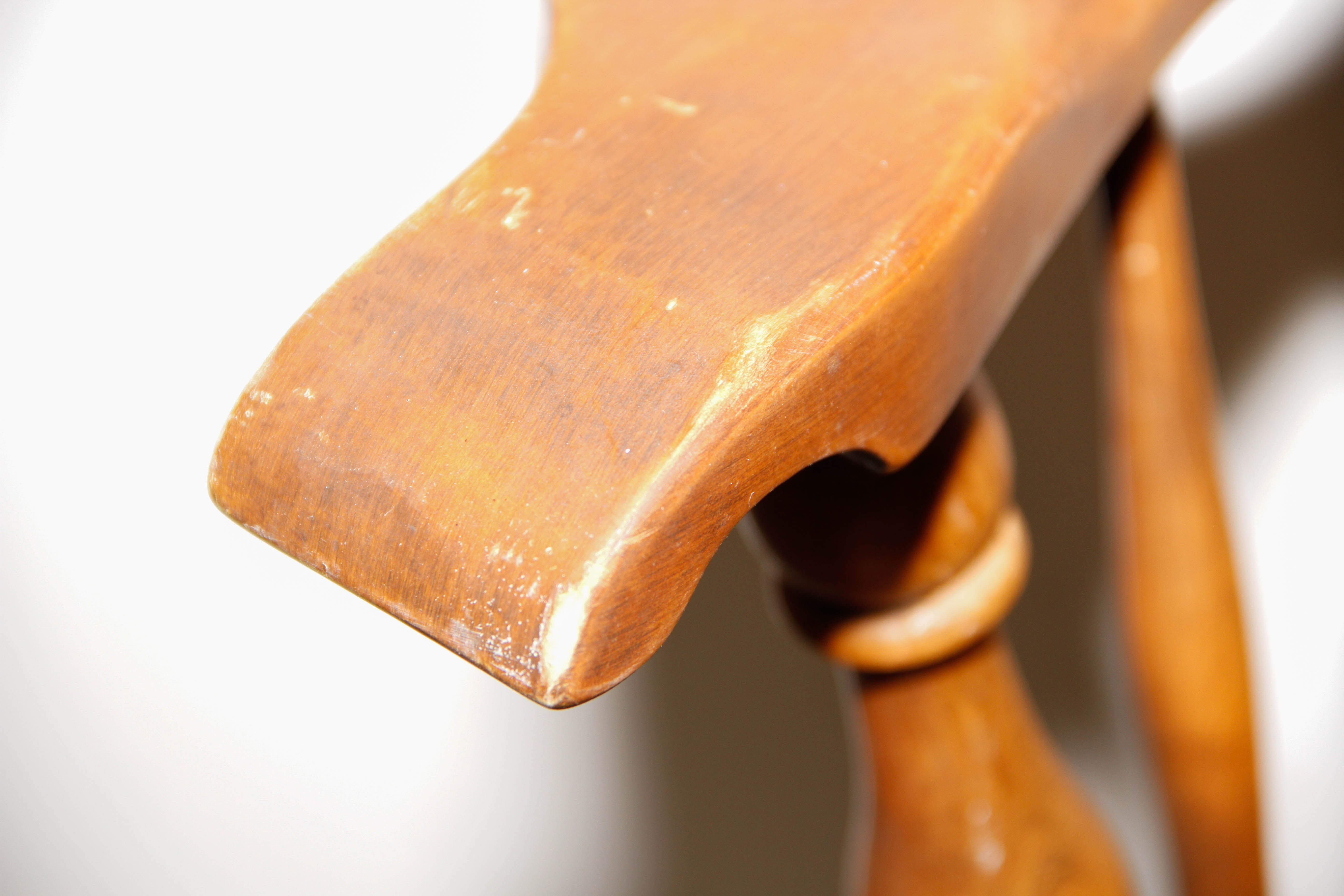 Set of Brace-back Windsor Style Dining Chairs