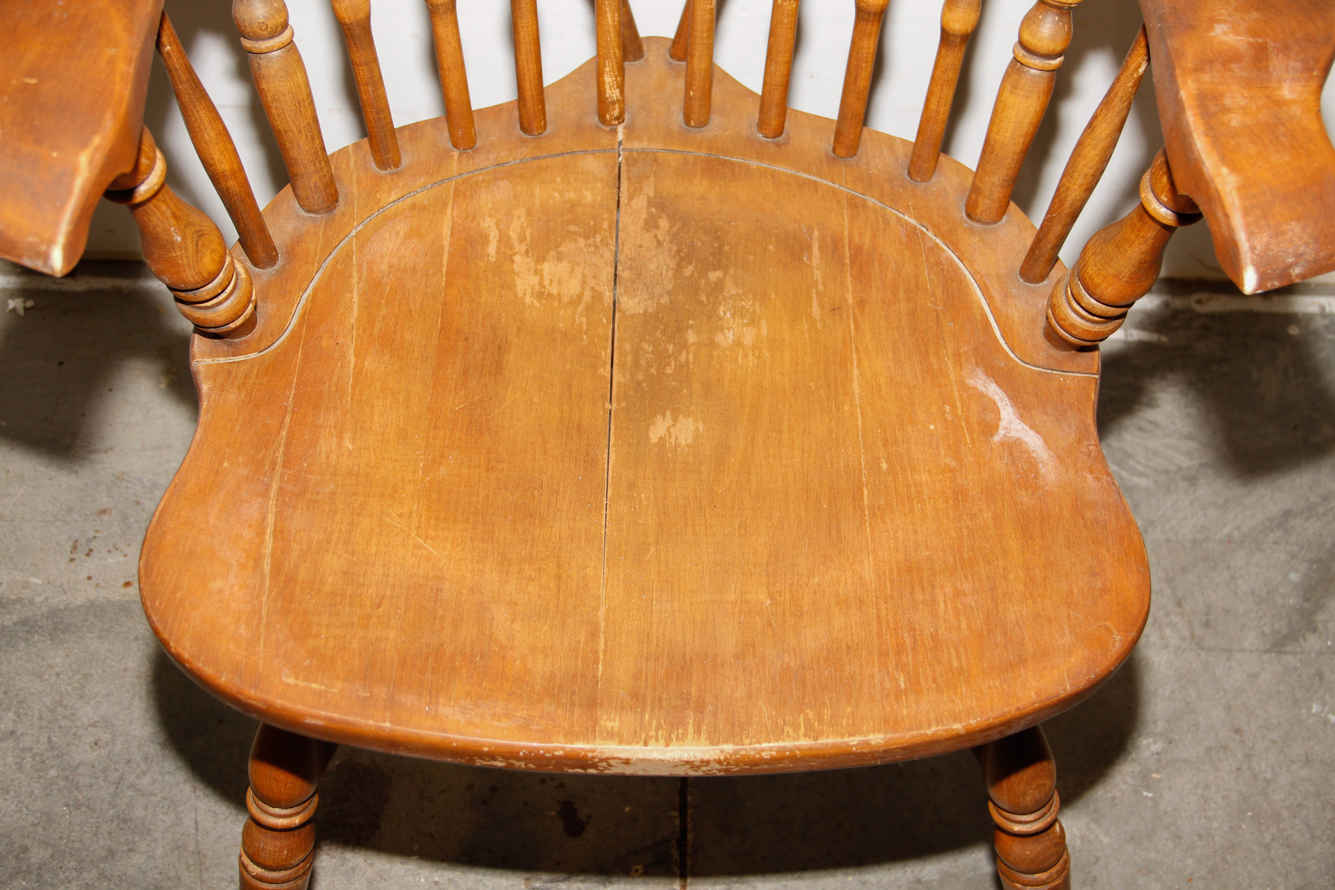 Set of Brace-back Windsor Style Dining Chairs