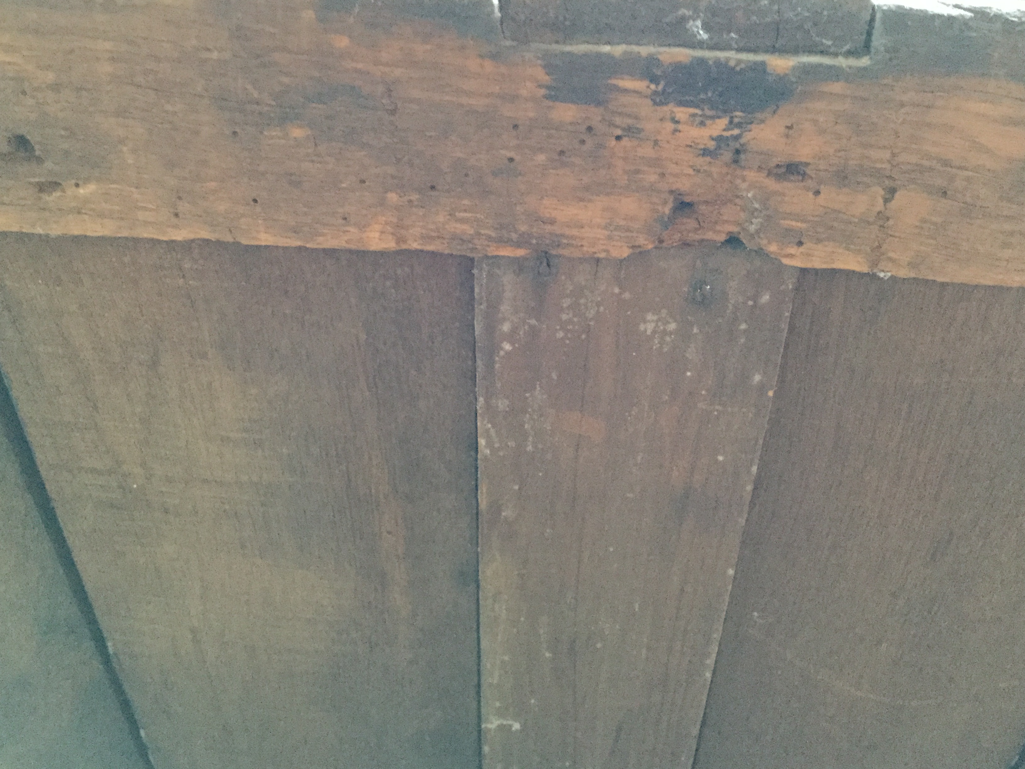 Antique William and Mary Oak Chest on Stand