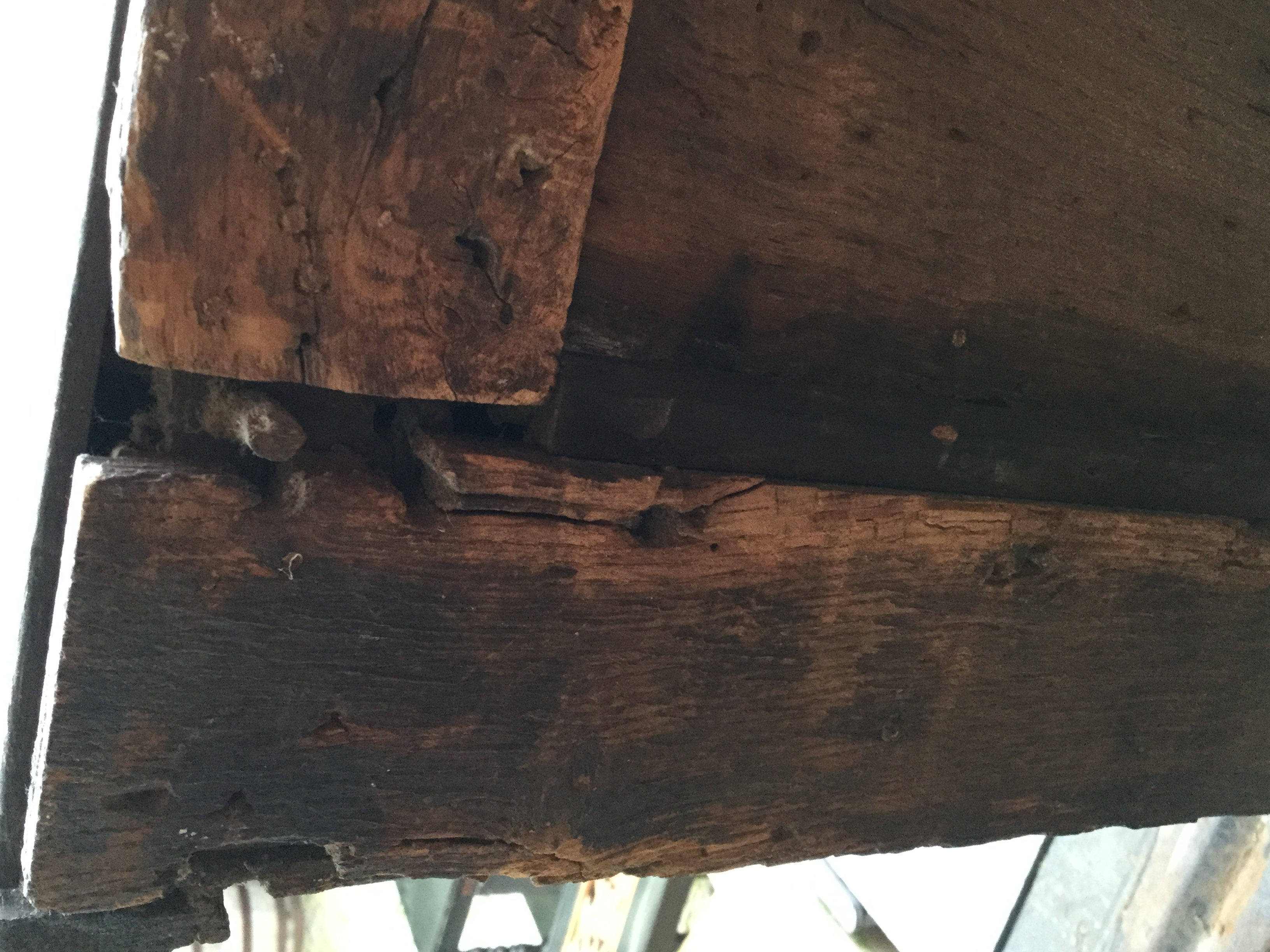 Antique William and Mary Oak Chest on Stand