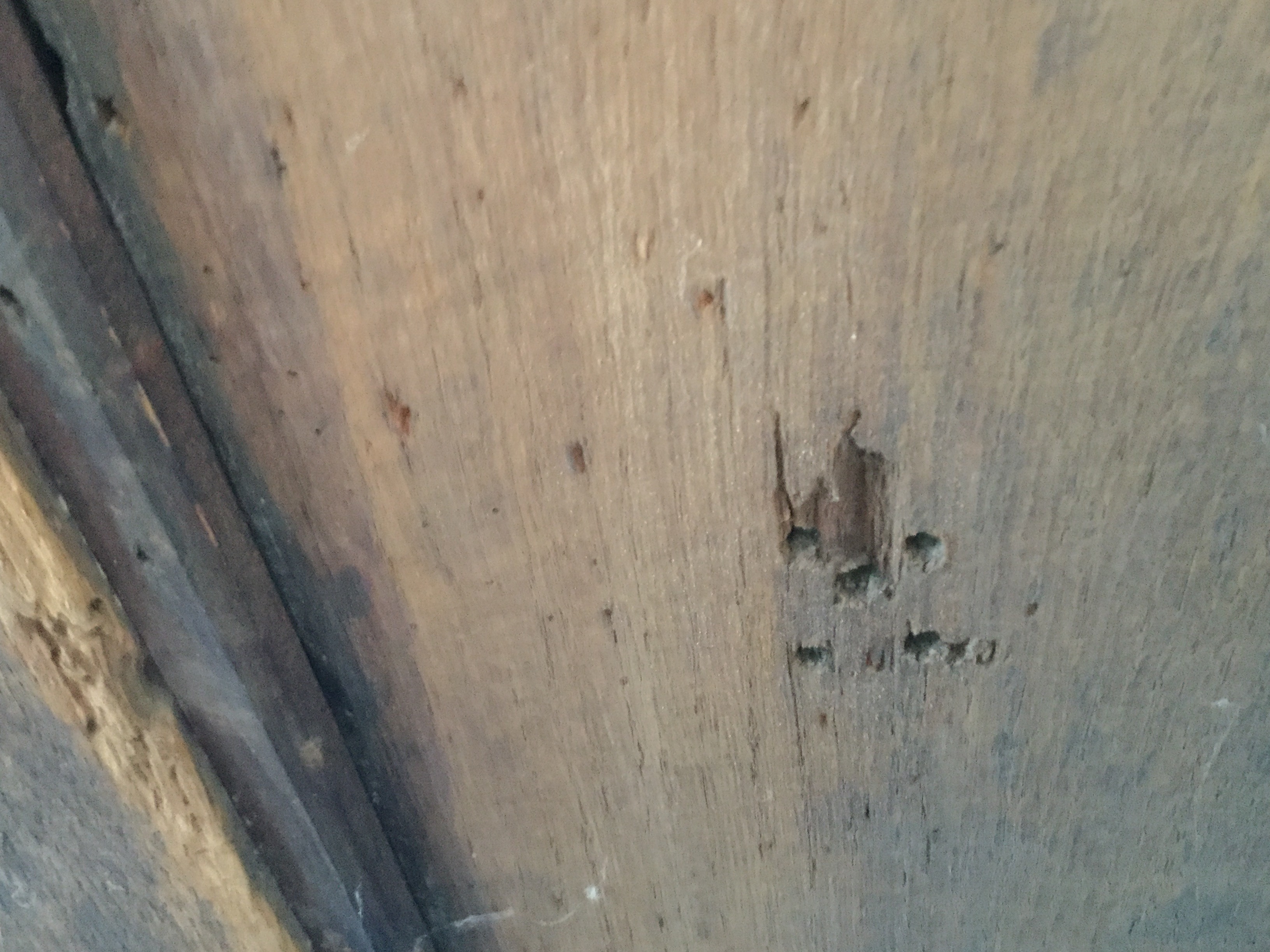 Antique William and Mary Oak Chest on Stand