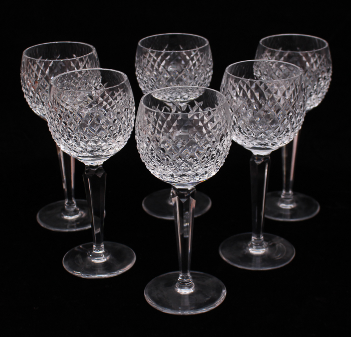 Waterford Crystal "Alana" Hock Wine Glasses
