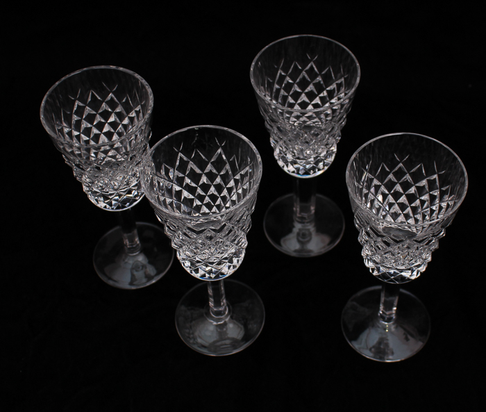 Waterford "Alana" Crystal White Wine Glasses