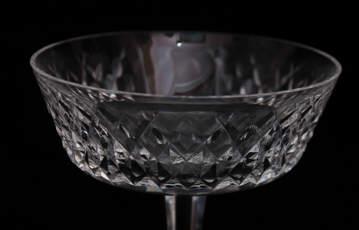 Waterford "Alana" Crystal Champagne Saucers or Sherberts