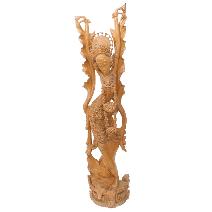 Balinese Sculpture of a Legong Dancer