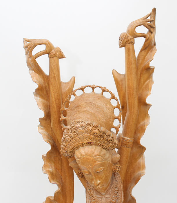 Balinese Sculpture of a Legong Dancer