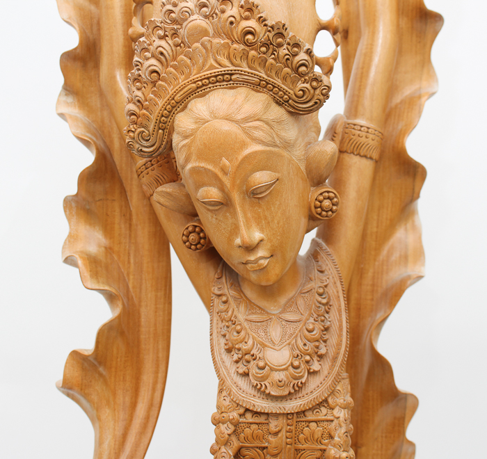 Balinese Sculpture of a Legong Dancer